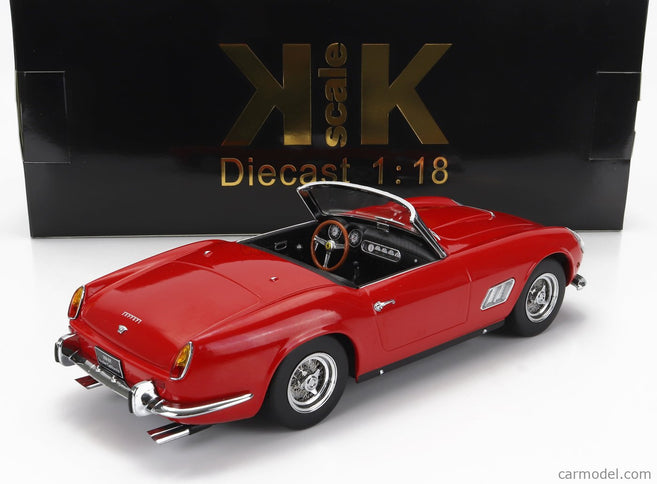 Ferrari 250GT California Spider With Hard-Top 1960 1:18 KK Scale červená čierna