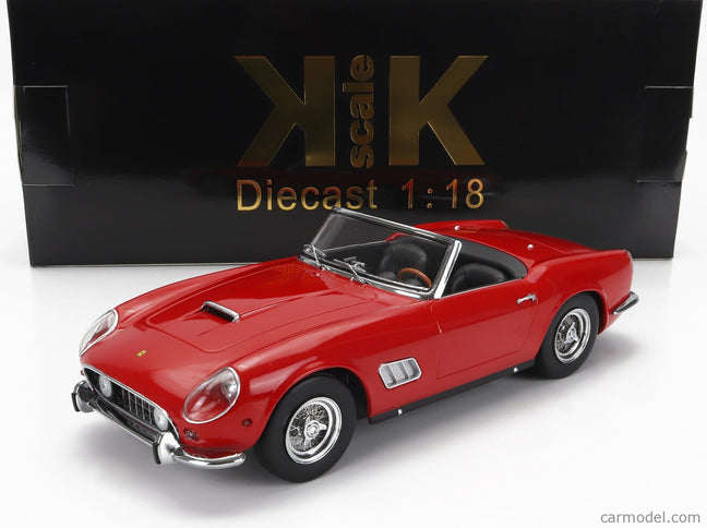 Ferrari 250GT California Spider With Hard-Top 1960 1:18 KK Scale červená čierna