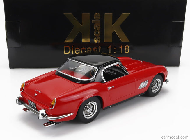 Ferrari 250GT California Spider With Hard-Top 1960 1:18 KK Scale červená čierna
