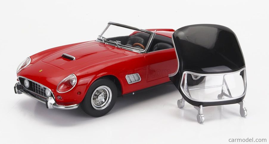 Ferrari 250GT California Spider With Hard-Top 1960 1:18 KK Scale červená čierna