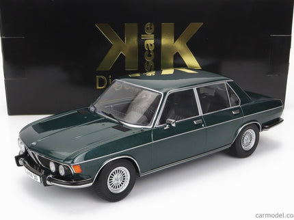 BMW 3.0S E3 Mkii 1971 1:18 KK Scale tmavozelená