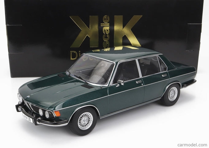 BMW 3.0S E3 Mkii 1971 1:18 KK Scale tmavozelená