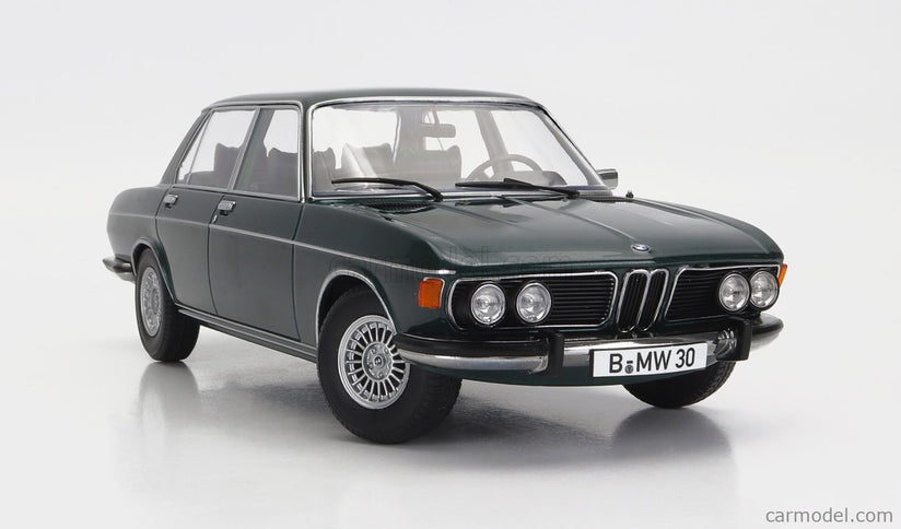 BMW 3.0S E3 Mkii 1971 1:18 KK Scale tmavozelená