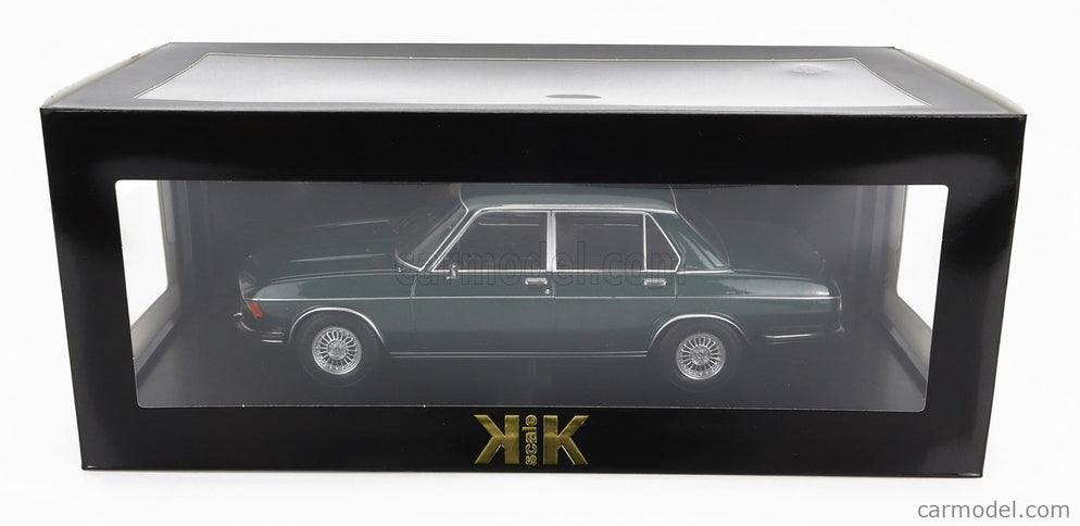 BMW 3.0S E3 Mkii 1971 1:18 KK Scale tmavozelená