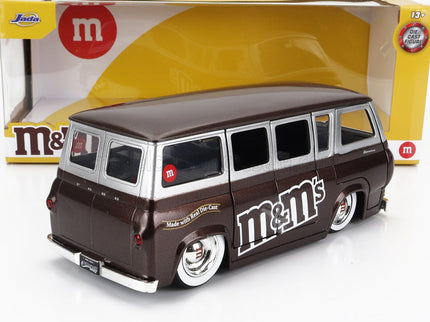 FORD USA | ECONOLINE MINIBUS WITH M&M's FIGURE 1965 | BROWN