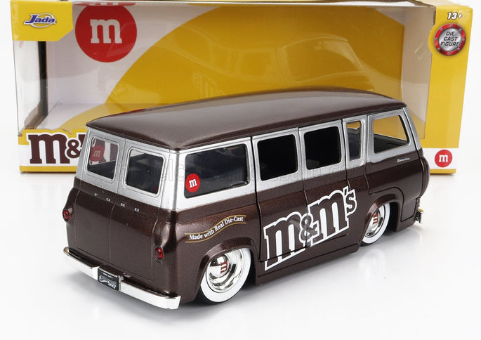 FORD USA | ECONOLINE MINIBUS WITH M&M's FIGURE 1965 | BROWN
