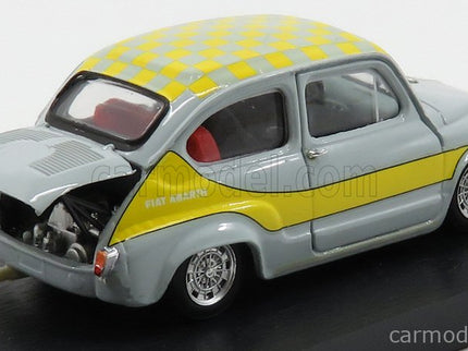 Fiat 600 Abarth 1000 Corsa Ufficiale Gr.5 Livrea Gialla 1958 1:43 Brumm sivá žltá