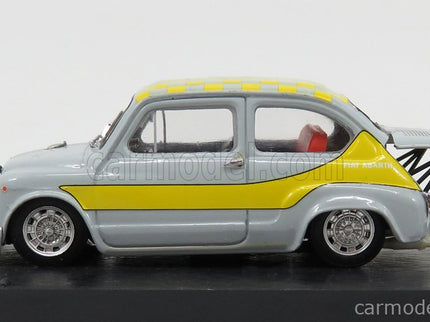 Fiat 600 Abarth 1000 Corsa Ufficiale Gr.5 Livrea Gialla 1958 1:43 Brumm sivá žltá