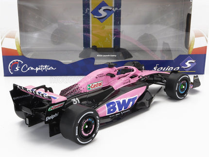 ALPINE | F1  A523 TEAM BWT ALPINE PRESS LAUNCH LIVERY N 10 PIERRE GASLY - N 31 ESTEBAN OCON 2023 | PINK BLACK BLUE