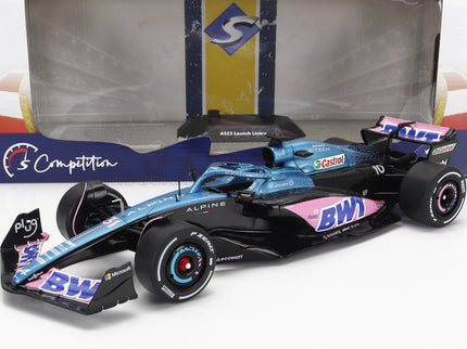 ALPINE | F1  A523 TEAM BWT ALPINE PRESS LAUNCH LIVERY N 10 PIERRE GASLY - N 31 ESTEBAN OCON 2023 | BLUE BLACK PINK
