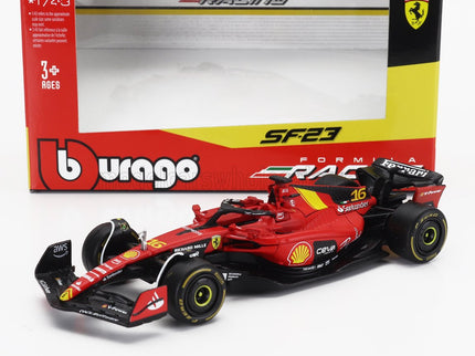 FERRARI | F1  SF-23 TEAM SCUDERIA FERRARI N 16 4th MONZA ITALY GP 2023 CHARLES LECLERC | RED BLACK YELLOW