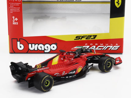 FERRARI | F1  SF-23 TEAM SCUDERIA FERRARI N 16 4th MONZA ITALY GP 2023 CHARLES LECLERC | RED BLACK YELLOW