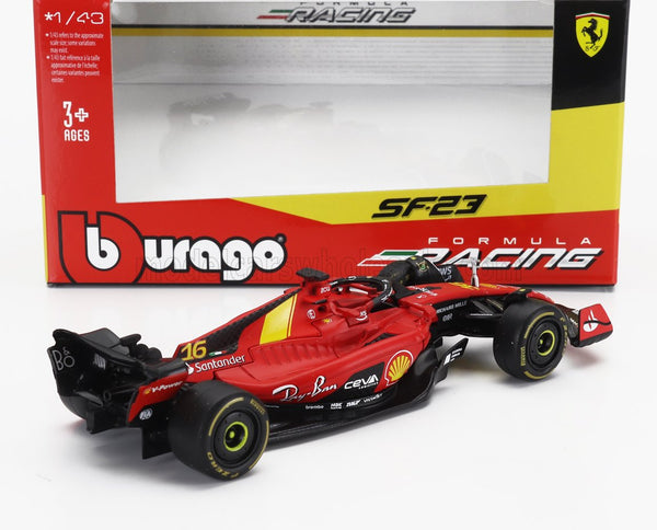 FERRARI | F1  SF-23 TEAM SCUDERIA FERRARI N 16 4th MONZA ITALY GP 2023 CHARLES LECLERC | RED BLACK YELLOW
