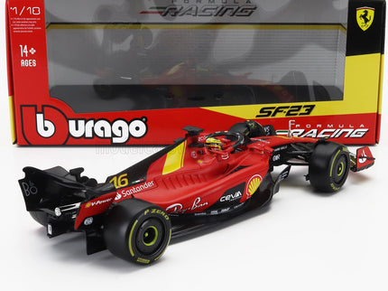 FERRARI | F1  SF-23 TEAM SCUDERIA FERRARI N 16 4th MONZA ITALY GP 2023 CHARLES LECLERC | RED BLACK YELLOW