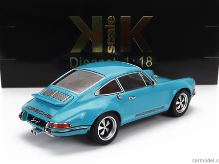 Porsche 911 BY Singer Coupe 2014 1:18 KK Scale tyrkysová modrá