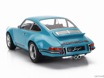 Porsche 911 BY Singer Coupe 2014 1:18 KK Scale tyrkysová modrá