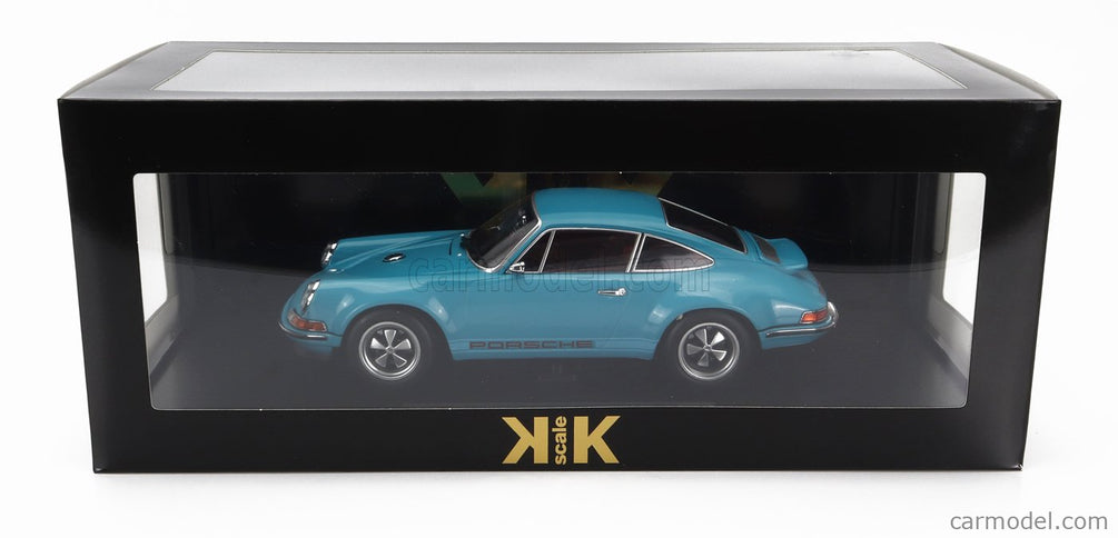 Porsche 911 BY Singer Coupe 2014 1:18 KK Scale tyrkysová modrá