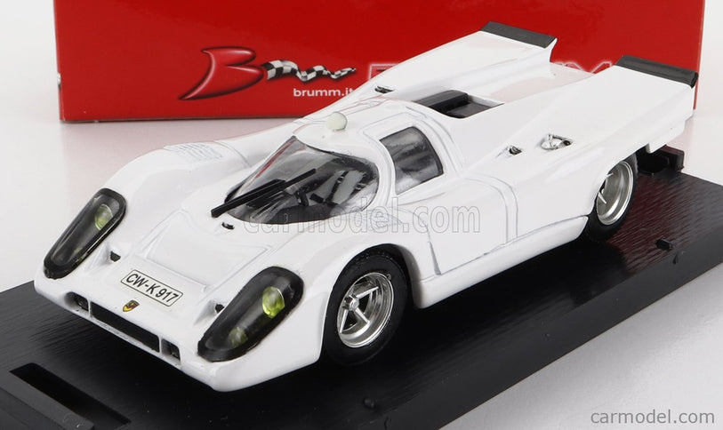Porsche 917K Stradale Road - Joachim Grossbad - 1975 1:43 Brumm biela