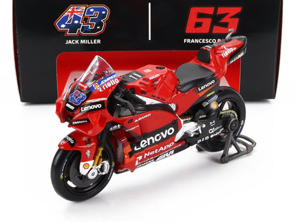 DUCATI | DESMOSEDICI GP22 TEAM LENOVO N 43 MOTOGP SEASON 2022 JACK MILLER | RED