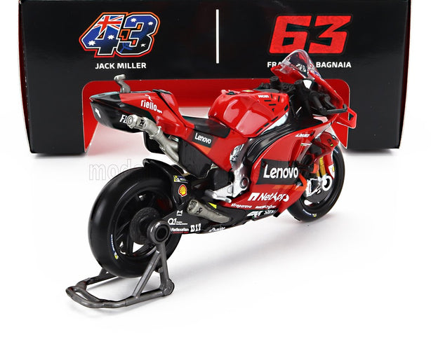 DUCATI | DESMOSEDICI GP22 TEAM LENOVO N 43 MOTOGP SEASON 2022 JACK MILLER | RED
