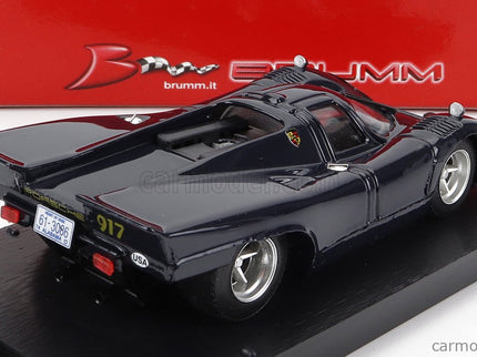 Porsche 917K Stradale Road - Conte Rossi - 1975 1:43 Brumm modrá