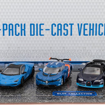 PORSCHE | 911 TURBO - LAMBORGHINI CENTENARIO - RENAULT ALPINE A110 - BUGATTI VEYRON 16.4 - CHIRON | BLUE
