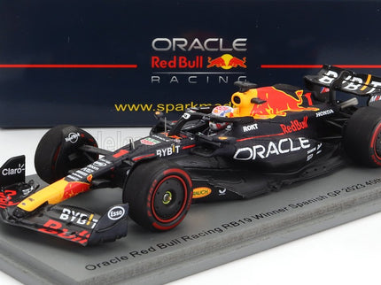 RED BULL | F1  RB19 TEAM ORACLE RED BULL RACING N 1 WORLD CHAMPION (40th CAREER VICTORY) WINNER SPAIN GP 2023 MAX VERSTAPPEN | MATT BLUE