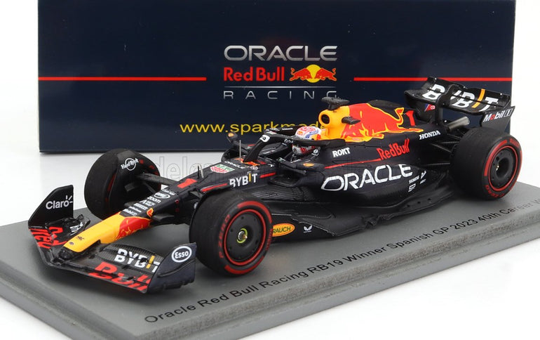 RED BULL | F1  RB19 TEAM ORACLE RED BULL RACING N 1 WORLD CHAMPION (40th CAREER VICTORY) WINNER SPAIN GP 2023 MAX VERSTAPPEN | MATT BLUE