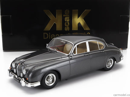 Jaguar Mkii 3.8 RHD 1959 1:18 KK Scale tmavosivá metalická