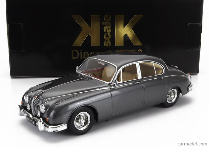 Jaguar Mkii 3.8 RHD 1959 1:18 KK Scale tmavosivá metalická