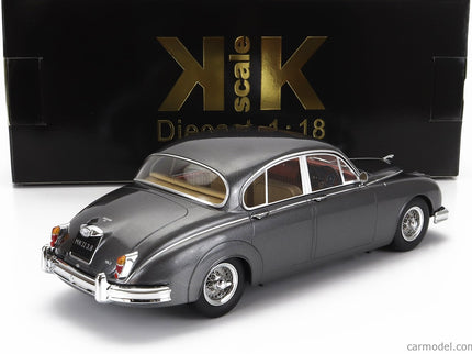 Jaguar Mkii 3.8 RHD 1959 1:18 KK Scale tmavosivá metalická