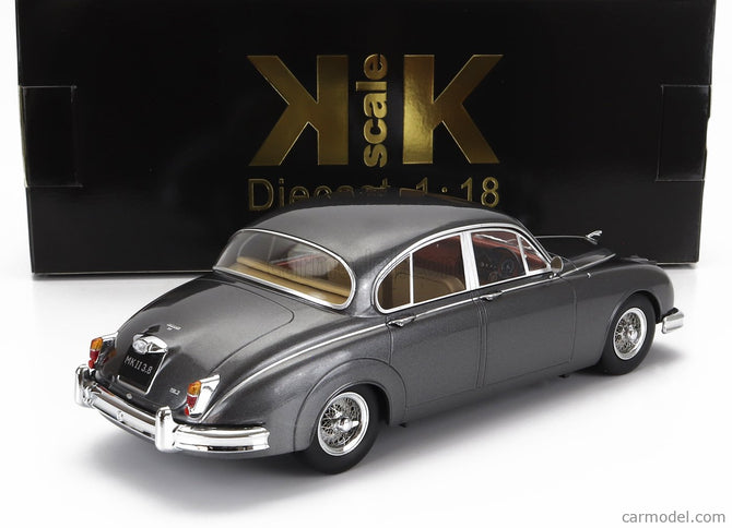 Jaguar Mkii 3.8 RHD 1959 1:18 KK Scale tmavosivá metalická