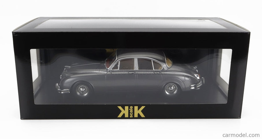 Jaguar Mkii 3.8 RHD 1959 1:18 KK Scale tmavosivá metalická