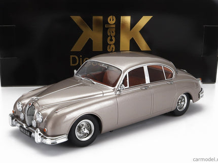 Jaguar Mkii 3.8 RHD 1959 1:18 KK Scale perleťová strieborná