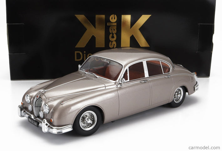 Jaguar Mkii 3.8 RHD 1959 1:18 KK Scale perleťová strieborná