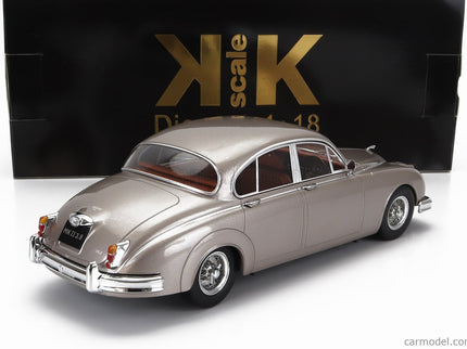 Jaguar Mkii 3.8 RHD 1959 1:18 KK Scale perleťová strieborná