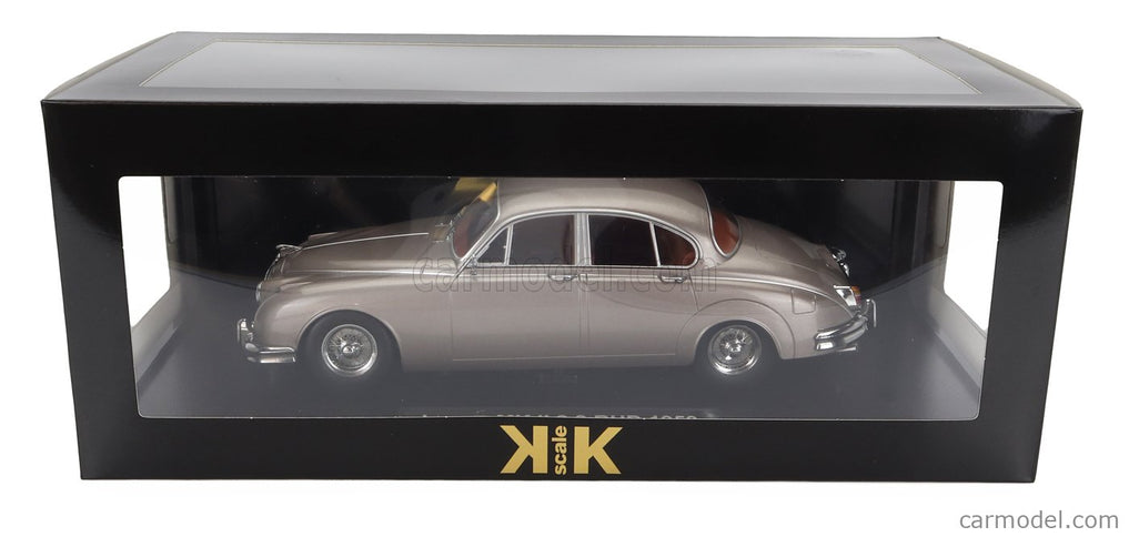 Jaguar Mkii 3.8 RHD 1959 1:18 KK Scale perleťová strieborná