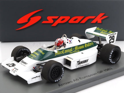 ARROWS | F1  A6 N 29 EUROPEAN GP 1983 M.SURER | WHITE GREEN