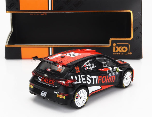 HYUNDAI | i20 N RALLY2 N 38 RALLY MONTECARLO 2023 O.BURRI - A.LEVRATTI | BLACK RED