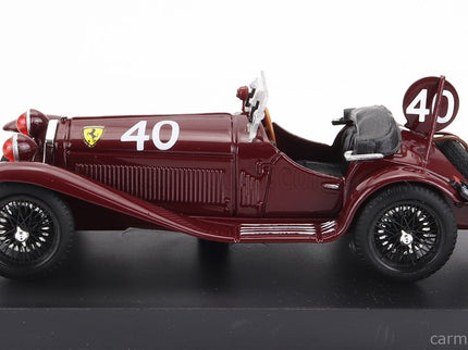 ALFA ROMEO 8C 2300 Spider Team Scuderia Ferrari N°40 2. Miesto 24h Spa 1932 P.Taruffi - G.D'ippolito 1:43 Brumm červená