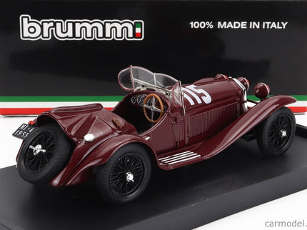 ALFA ROMEO 2300 Spider N°115 Mille Miglia 1932 R.Caracciola - R.Bonini 1:43 Brumm bordó