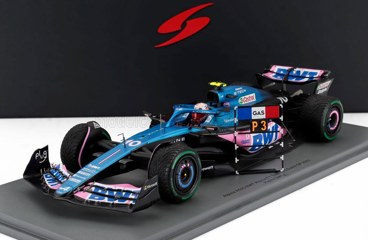 ALPINE | F1  A523 TEAM BWT ALPINE N 10 3rd DUTCH GP 2023 PIERRE GASLY | BLUE PINK