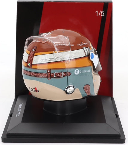 BELL HELMET | F1  CASCO HELMET ALFA ROMEO C43 TEAM STAKE N 77 MONZA ITALY GP 2023 VALTTERI BOTTAS | RED BLACK GOLD