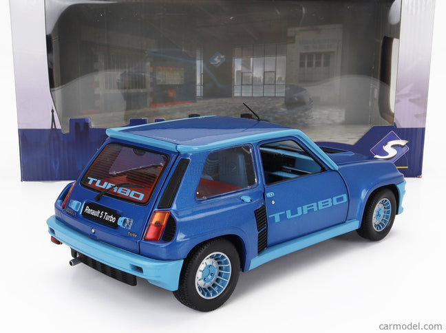 Renault R5 Turbo 1981 1:18 Solido modrá