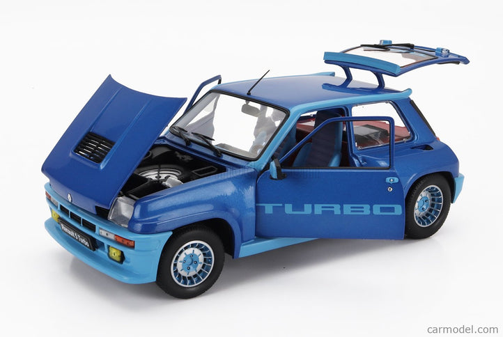 Renault R5 Turbo 1981 1:18 Solido modrá