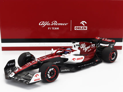 ALFA ROMEO | F1  C42 TEAM ORLEN RACING N 77 6th BAHRAIN GP 2022 VALTTERI BOTTAS | WHITE RED MET