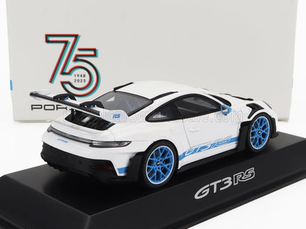 PORSCHE | 911 992 GT3 RS IAA MONACO 2023 | WHITE BLUE