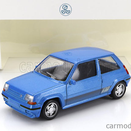 Renault R5 Supercinque GT Turbo Phase II 1988 1:43 Norev modrá