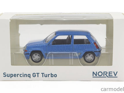 Renault R5 Supercinque GT Turbo Phase II 1988 1:43 Norev modrá