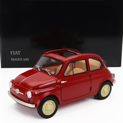 FIAT | 500 D CABRIOLET OPEN 1960 | ROSSO CORALLO - RED